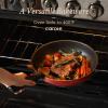imageCAROTE 19pcs Pots and Pans Set Nonstick Cookware Set Detachable Handle Induction Kitchen Cookware Sets Non Stick with Removable Handle RV Cookware Set Oven SafeRed