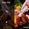 imageCAROTE Instant Read Meat Thermometer Digital 100 WaterproofAuto FlipBright LCD Screen Function for Kitchen and OutsideBBQ Turkey Candy Liquids Beef WhiteRed