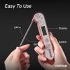 imageCAROTE Instant Read Meat Thermometer Digital 100 WaterproofAuto FlipBright LCD Screen Function for Kitchen and OutsideBBQ Turkey Candy Liquids Beef WhiteRed