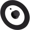 imageCAROTE 2 PCS Universal Silicone Lid for Pots Pans and Skillets Pot Lid With Heat Resistant Silicone Rim and Tempered Glass White6quot7quot8quotand 95quot10quot11quotBlack