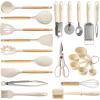imageCAROTE 22pcs Silicone Cooking Utensils Set 446F Heat Resistant Kitchen Utensils Gadgets Set Spatula Turner Whisk Tongs