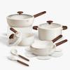 imageCAROTE Ceramic Cookware Sets Pots and Pans Set Non stick Non Toxic Healthy Induction Cookware 14 Pcs Nonstick Kitchen Pots and Pans Set PFAS PTFE Free
