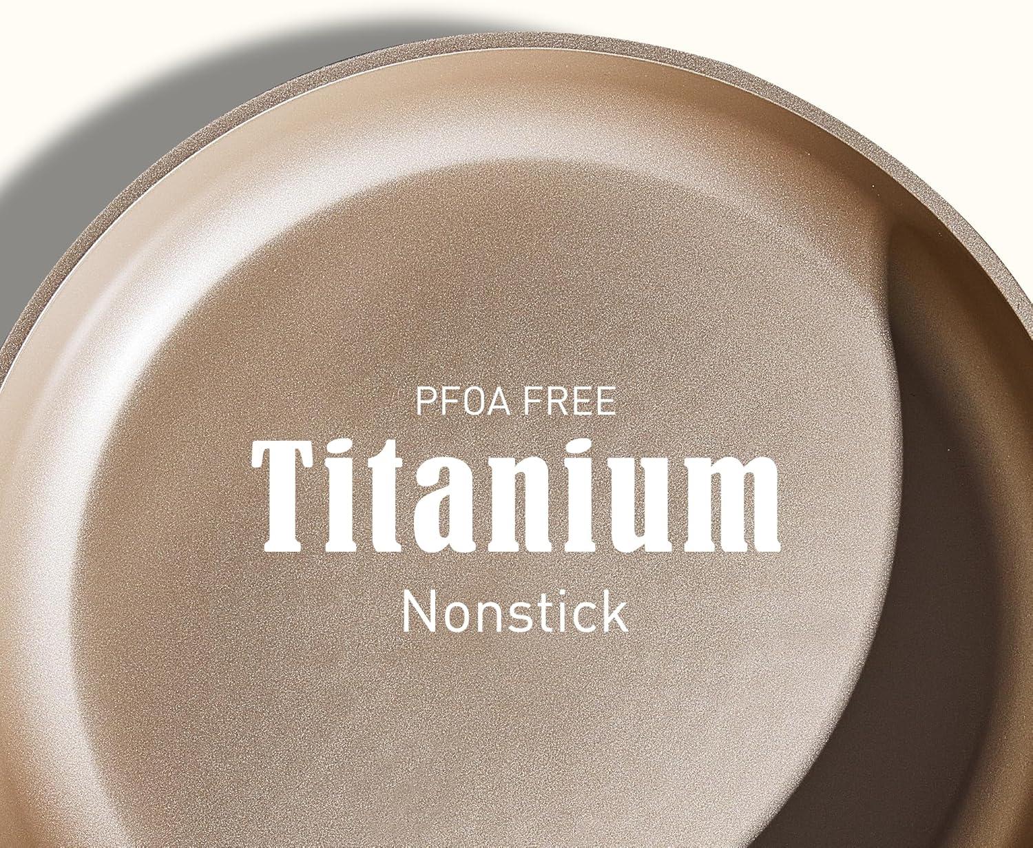 imageCAROTE Pots and Pan Set Non stick Cookware Set 18pcs NonStick Kitchen Set Induction Cookware Nontoxic Granite Cooking SetGreen