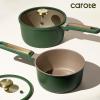 imageCAROTE 2QT ampamp 25QT Sauce Pan Sets with Lid ampamp Ladle Cooking Pots Nonstick Saucepans Cookware Set Small Kitchen Pot Induction Comptable Easy to Clean PFOA FREE BlueGreen