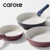 imageCAROTE 4pcs Non Stick Frying Pans 8quot10quot12 Frying Pan Egg Pan Omelet Pans with Detachable Handle Nonstick Cookware PFOA Free Induction Compatible ampamp Oven Safe Dishwasher Safe BluePurple