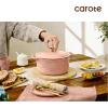 imageCAROTE 5QT Enameled Cast Iron Dutch Oven Pot with Lid HeavyDuty Dutch Ovens for Sourdough Bread Baking Braising Roasting Dual Handles Healthy ampamp NonToxic All Stovetop Compatible Oven Safe up to 500 F Macaron PinkMacaron Pink