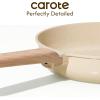 imageCAROTE 10 Frying Pan Set NonToxic PTFE amp PFOA Free Fry Pan amp Omelet Pan Compatible with Induction Ceramic Gas Cooktops