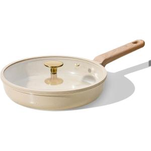 imageCAROTE 10 Frying Pan Set NonToxic PTFE amp PFOA Free Fry Pan amp Omelet Pan Compatible with Induction Ceramic Gas Cooktops