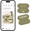 imageCAROTE 21pcs Cookware Set Nonstick Pots and Pans Set Ceramic Cookware Set Induction Cookware Non toxic Healthy Non Stick Kitchen Cooking Set PFAS PTFE FreeGreen