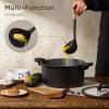 imageCAROTE 28PCS Pots and Pans Set Nonstick Cookware Set Kitchen Non Stick Induction Titanium Cookware Nontoxic Granite Cooking set PFOA Free BlackBlack