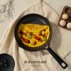 imageCAROTE 28PCS Pots and Pans Set Nonstick Cookware Set Kitchen Non Stick Induction Titanium Cookware Nontoxic Granite Cooking set PFOA Free BlackBlack
