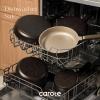 imageCAROTE Pots and Pans Set Nonstick 16pcs Cookware Set Nonstick NonToxic amp PFOAampPFOSFree Dishwasher RVCamping Cookware Set Cooking Pots with Lids BrownBrown