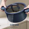 imageCAROTE 31PCS Pots and Pans Set Nonstick Cookware Set Kitchen Non Stick Induction Titanium Cookware Nontoxic Granite Cooking set PFOA FreeBlue