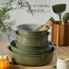 imageCAROTE 18Pcs Ceramic Cookware Set with Detachable Handle Pots and Pans Set Non Stick Non Toxic Cookware Set Removable Handles Induction Kitchen Cookware Sets DishwasherOven SafeGreen