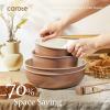imageCAROTE 25Piece Ceramic Cookware Set Nonstick Pots and Pans Set with Detachable Handle NonToxic Kitchen Cooking Set Dishwasher amp Oven Safe Induction Compatible PFAS Free GreenChocolate