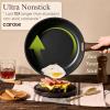 imageCAROTE 33pcs Pots and Pans Non Stick Cookware Sets Detachable Handle Induction Kitchen Pots and Pans NonStick Cooking Set OvenDishwasherFridge Safe Space SavingBlack