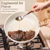 imageCAROTE 33pcs Pots and Pans Non Stick Cookware Sets Detachable Handle Induction Kitchen Pots and Pans NonStick Cooking Set OvenDishwasherFridge Safe Space SavingCream White