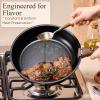 imageCAROTE 33pcs Pots and Pans Non Stick Cookware Sets Detachable Handle Induction Kitchen Pots and Pans NonStick Cooking Set OvenDishwasherFridge Safe Space SavingBlack