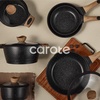 image:imageCAROTE 39PCS Pots and Pans Set Non Stick Cookware Set Pots and Pans Induction Cook Ware Nonstick Kitchen Cooking PFOA Free BlackBlack