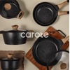 image:imageCAROTE 39PCS Pots and Pans Set Non Stick Cookware Set Pots and Pans Induction Cook Ware Nonstick Kitchen Cooking PFOA Free BlackBlack
