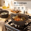 image:imageCAROTE 39PCS Pots and Pans Set Non Stick Cookware Set Pots and Pans Induction Cook Ware Nonstick Kitchen Cooking PFOA Free BlackBrown