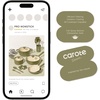 image:imageCAROTE Ceramic Cookware Set 14 PCS Pots and Pans Set Non Stick Pot and Pan Set with Frying pan Induction Ready Cooking Set for Kitchen PFOSPFOAPFAS Free PinkGreen