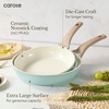 image:imageCAROTE 10Pcs Pots and Pans Set Nonstick Non Stick Cooking Set wFrying Pans amp Saucepans Induction Kitchen Cookware SetBlue