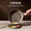 image:imageCAROTE 10Pcs Pots and Pans Set Nonstick Non Stick Cooking Set wFrying Pans amp Saucepans Induction Kitchen Cookware SetBrown