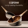 image:imageCAROTE 10Pcs Pots and Pans Set Nonstick Non Stick Cooking Set wFrying Pans amp Saucepans Induction Kitchen Cookware SetBrown