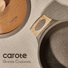 image:imageCAROTE 10Pcs Pots and Pans Set Nonstick Non Stick Cooking Set wFrying Pans amp Saucepans Induction Kitchen Cookware SetBrown