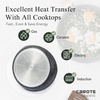 image:imageCAROTE 10Pcs Pots and Pans Set Nonstick Non Stick Cooking Set wFrying Pans amp Saucepans Induction Kitchen Cookware SetClassic Black