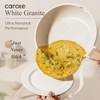 image:imageCAROTE 10Pcs Pots and Pans Set Nonstick Non Stick Cooking Set wFrying Pans amp Saucepans Induction Kitchen Cookware SetCream White