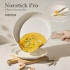 image:imageCAROTE 10Pcs Pots and Pans Set Nonstick Non Stick Cooking Set wFrying Pans amp Saucepans Induction Kitchen Cookware SetCream White