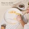 image:imageCAROTE 10Pcs Pots and Pans Set Nonstick Non Stick Cooking Set wFrying Pans amp Saucepans Induction Kitchen Cookware SetCream White