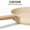 image:imageCAROTE 8 Frying Pan Set Ceramic Frying Pan NonToxic PTFE amp PFOA Free Fry Pan amp Omelet Pan Compatible with Induction Gas CooktopsOatmeal