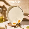 image:imageCAROTE 8 Frying Pan Set Ceramic Frying Pan NonToxic PTFE amp PFOA Free Fry Pan amp Omelet Pan Compatible with Induction Gas CooktopsOatmeal