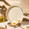 image:imageCAROTE 8 Frying Pan Set Ceramic Frying Pan NonToxic PTFE amp PFOA Free Fry Pan amp Omelet Pan Compatible with Induction Gas CooktopsOatmeal