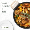 image:imageCAROTE Nonstick Stock Pot with Lid Soup Pot 6 Quart Casserole with Lid Easy to Clean Non Stick Cooking PotPasta PotBlack